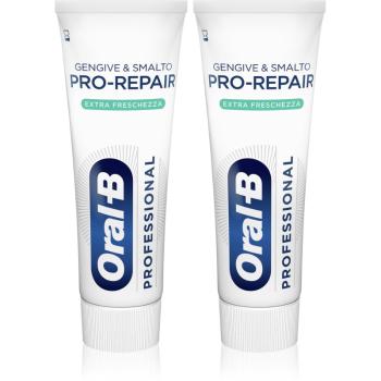 Oral B Professional Sensitivity & Gum Calm Extra Fresh pastă de dinți 2x75 ml