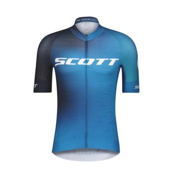 Scott RC PRO 2021 tricou - atlantic blue/white 