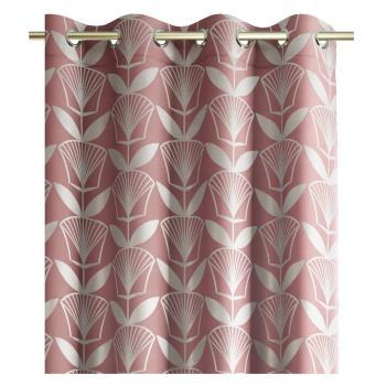 Draperie AmeliaHome Floris, 140 x 250 cm, roz