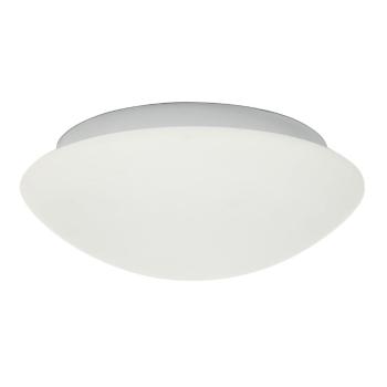 Plafonieră albă cu abajur din sticlă ø 28 cm Nina – Candellux Lighting