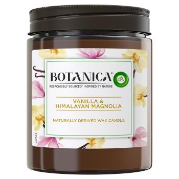 Air Wick Lumânare parfumată Botanica Vanilie și Magnolia Himalaya 205 g