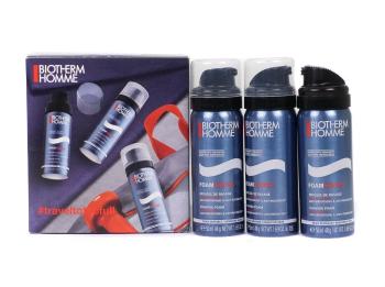 Biotherm Set cadou de spume de bărbierit Shave Power Trio Set 3 x 50 ml