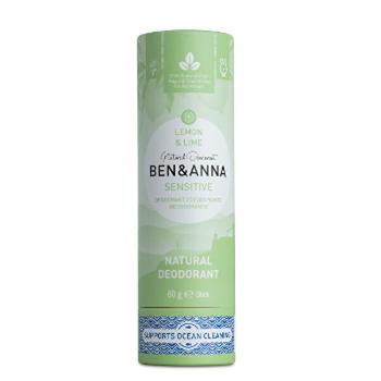 BEN & ANNA Deodorant solid Sensibil BIO 60 g - Lămâie și var