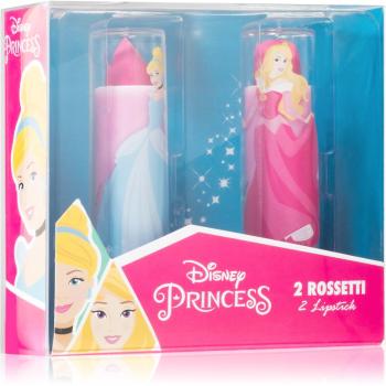 Disney Princess 2 Lipstick set cadou (pentru copii)