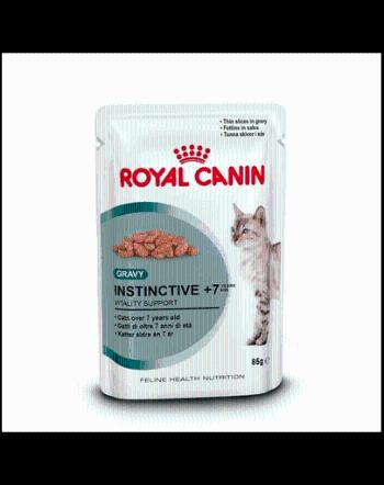 Royal Canin Instinctive 7+ hrana umeda in sos pentru pisica senior, 12 x 85 g