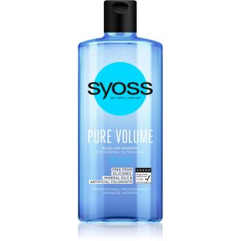Syoss Pure Volume șampon micelar pentru volum 440 ml