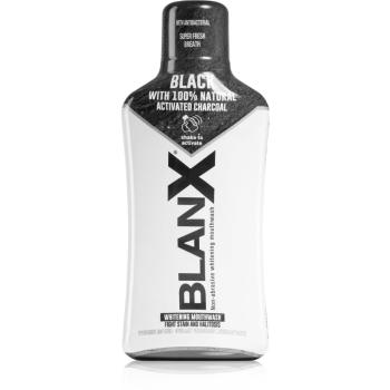 BlanX Black Apa de gura pentru albire cu particule de carbon 500 ml