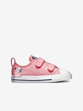 Converse Converse x Pokémon Jigglypuff Easy-On Teniși pentru copii Roz