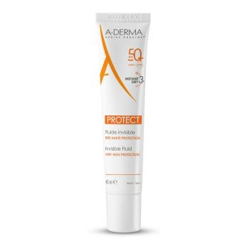 A-DERMA Fluid de protecție pentru ten mixt chiar gras SPF50+ Protect (Invisible Fluid) 40 ml