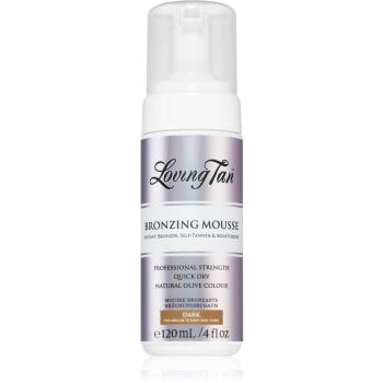 Loving Tan Bronzing Mousse spuma autobronzanta culoare Dark 120 ml