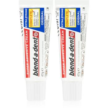 Blend-a-dent Extra Strong Original cremă de fixare pentru proteze dentare 2x47 g