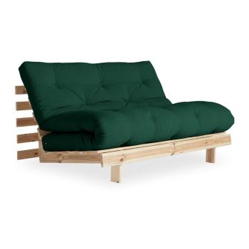 Canapea extensibilă Karup Design Roots Raw/Forest Green
