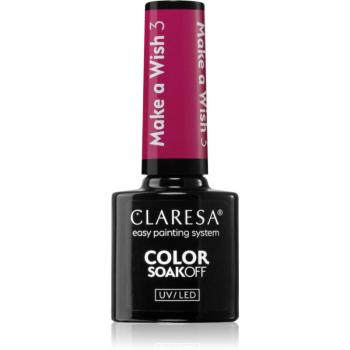 Claresa SoakOff UV/LED Color Make a Wish lac de unghii sub forma de gel culoare 3 5 g