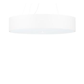 Lustră albă cu abajur textil ø 60 cm Herra – Nice Lamps