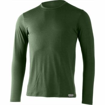 Pentru bărbaţi merinos cămașă Lasting Alan verde