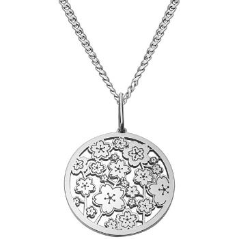 Praqia Jewellery Colier din argint Magic Sakura KO5039JP (lanț,pandantiv)