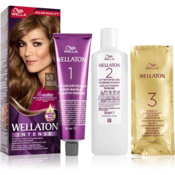 Wella Wellaton Intense Culoare permanenta pentru par cu ulei de argan culoare 6/0 Dark Blonde 1 buc