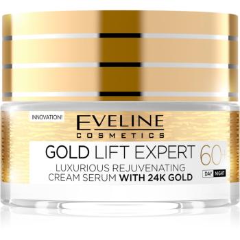 Eveline Cosmetics Gold Lift Expert crema de zi si noapte 60+ cu  efect de intinerire 50 ml