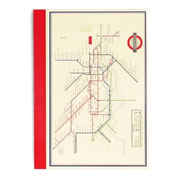 Carnețel 60 pag. A6 Heritage Tube Map – Rex London