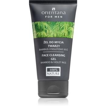 Orientana For Men Bamboo & Violet Rice gel de curatare facial 150 ml