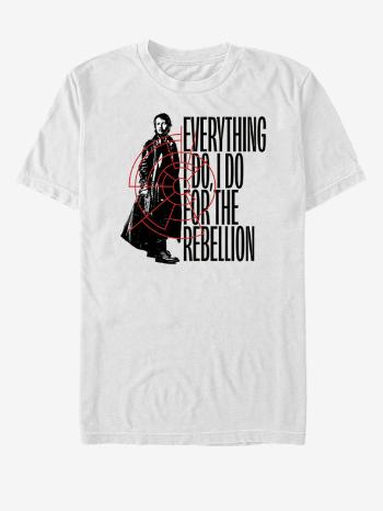 ZOOT.Fan Star Wars Cassian Andor Everything I Do, I Do For The Rebellion Tricou Alb