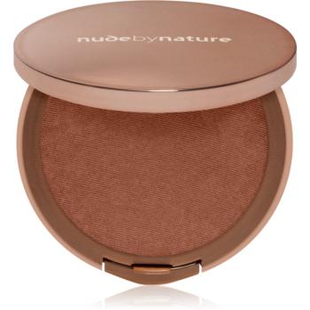 Nude by Nature Flawless Pressed Powder Foundation pudra compacta culoare C8 Chocolate 10 g