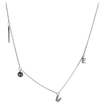 JwL Luxury Pearls Dragoste colier din argint cu perla JL0339 autentic