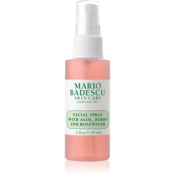 Mario Badescu Facial Spray with Aloe, Herbs and Rosewater ceață facială tonică pentru luminozitate si hidratare 59 ml