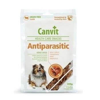 Snack pentru Caini Canvit Anti-Parasitic, 200 g