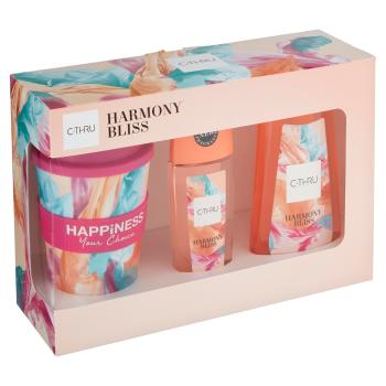 C-THRU Harmony Bliss - deodorant cu pulverizator 75 ml + gel de duș 250 ml + cană de călătorie