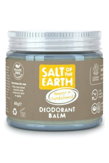 Salt Of The Earth Deodorant mineral natural Amber & Sandalwood (Deodorant Balm) 60 g