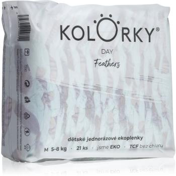 Kolorky Day Feathers scutece ECO marimea M 5-8 Kg 21 buc