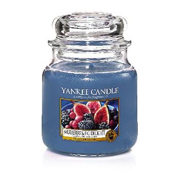 Yankee Candle Lumânare parfumată Classic medie Mulberry & Fig Delight 411 g