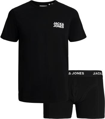 Jack&Jones PACK - tricou și boxeri JACSUSTAINABLE 12180190 Black S