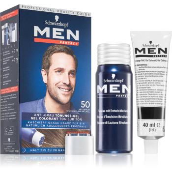 Schwarzkopf Men Perfect Anti-Grey Color Gel gel tonifiant pentru păr pentru bărbați