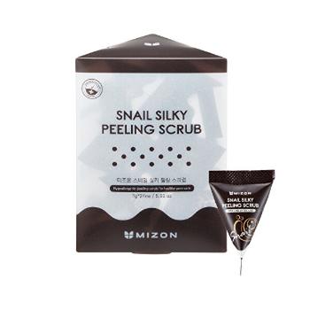 Mizon Peeling fin cu mucină (SnailSilky Peeling Scrub) 24x7 g