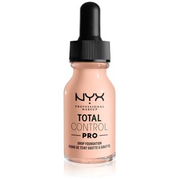NYX Professional Makeup Total Control Pro Drop Foundation make up culoare 1.3 - Light Porcelain 13 ml