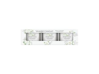 Yankee Candle Set de lumânări votive in sticlă White Gardenia 3 x 37 g