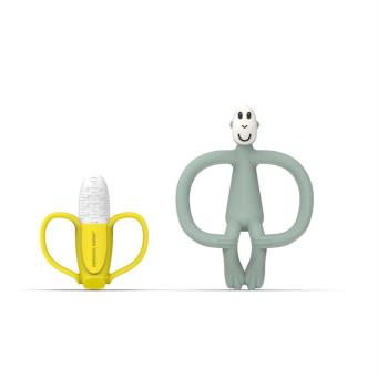 Matchstick Monkey Banana Soother & Monkey Teether set cadou (pentru copii)