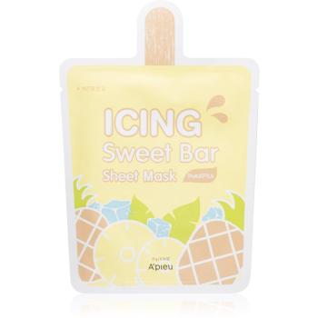 A’pieu Icing Sweet Bar Mask Pineapple masca de celule cu efect reimprospator 21 g