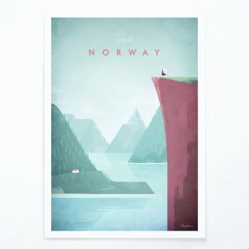 Poster Travelposter Norway, A3