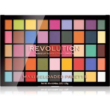 Makeup Revolution Maxi Reloaded Palette palata de culori culoare Monster Mattes 45x1.35 g