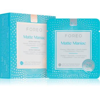 FOREO UFO™ Matte Maniac masca de fata pentru curatare 6 buc