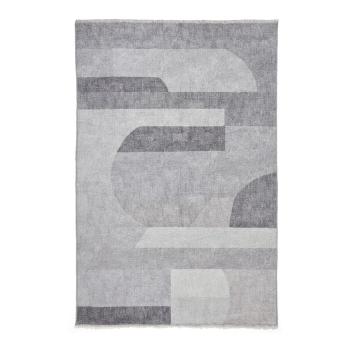 Covor gri lavabil din amestec de bumbac 152x230 cm Whisper – Think Rugs