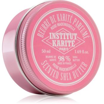 Institut Karité Paris Rose Mademoiselle 98% Scented Shea Butter unt de shea produs parfumat 50 ml
