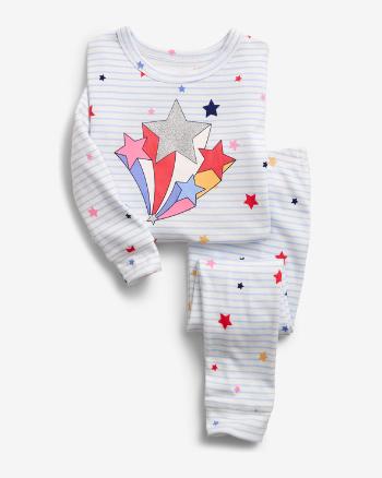 GAP Stars Pijama pentru copii Alb