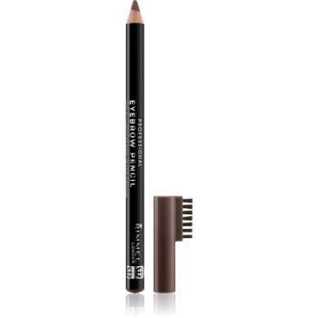 Rimmel Professional creion pentru sprancene culoare 001 Dark Brown 1.4 g