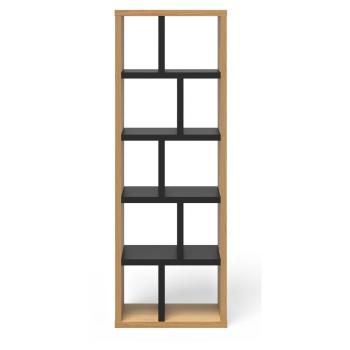 Bibliotecă cu aspect de lemn de stejar 70x198 cm Berlin – TemaHome