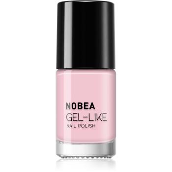 NOBEA Day-to-Day lac de unghii cu efect de gel culoare Baby pink #N49 6 ml