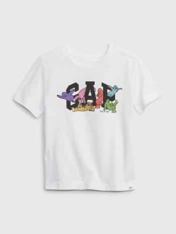 GAP Gap x Frank Ape Tricou pentru copii Alb